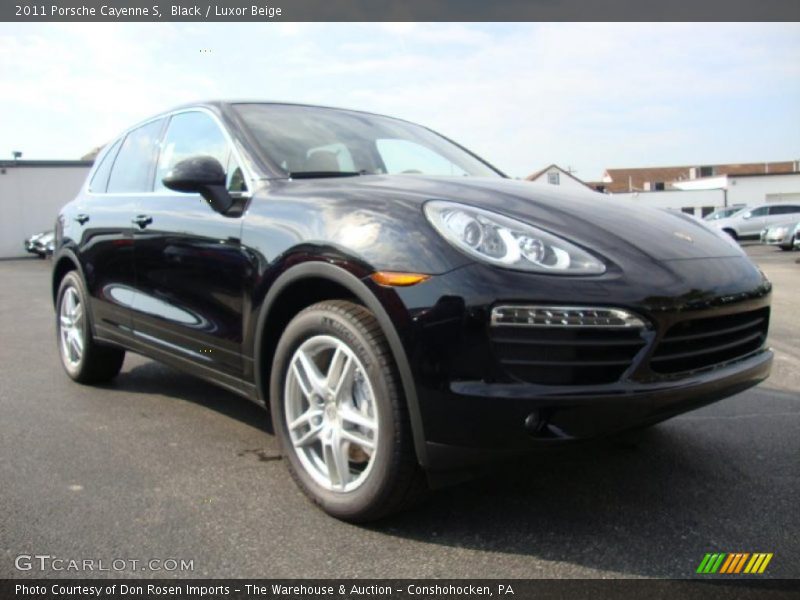 Black / Luxor Beige 2011 Porsche Cayenne S