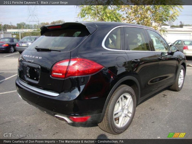 Black / Luxor Beige 2011 Porsche Cayenne S