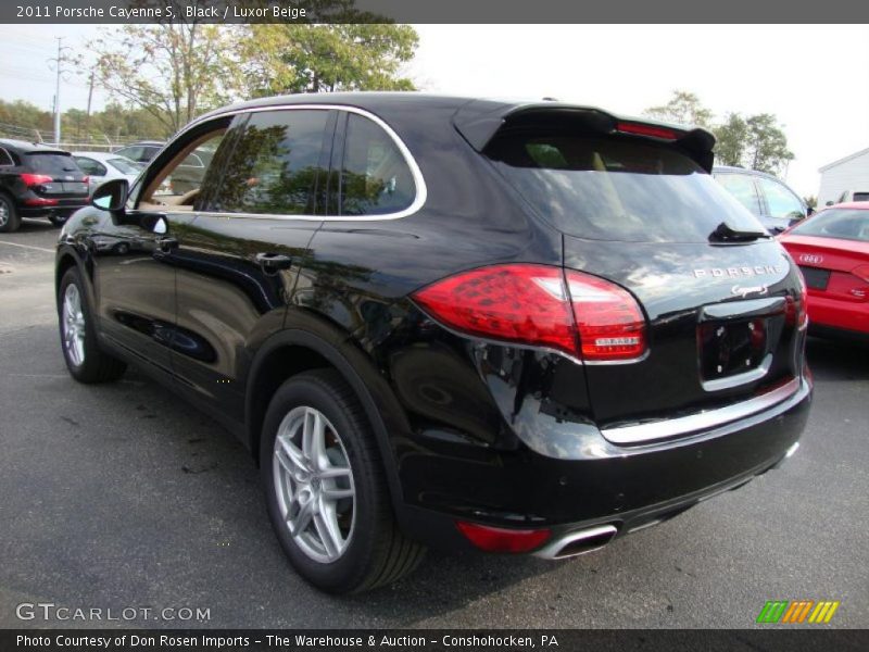 Black / Luxor Beige 2011 Porsche Cayenne S