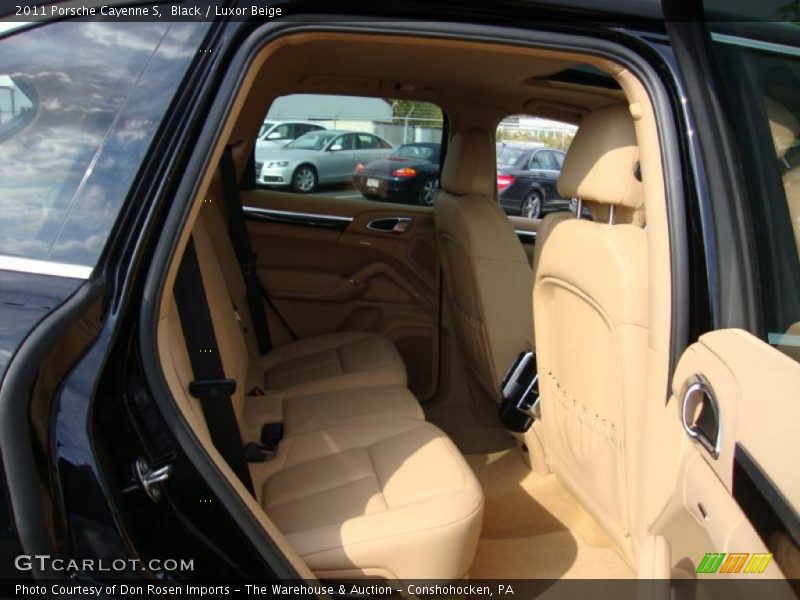 Black / Luxor Beige 2011 Porsche Cayenne S