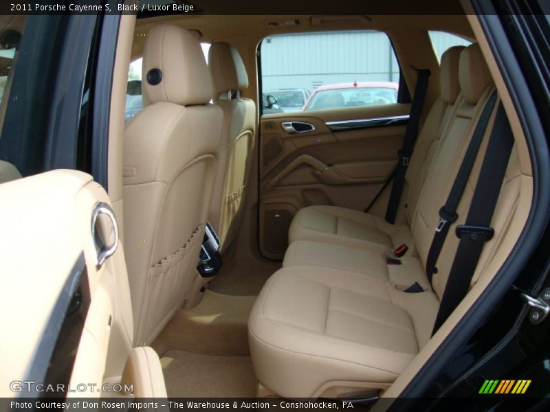 Black / Luxor Beige 2011 Porsche Cayenne S