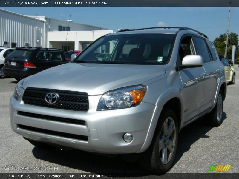 Classic Silver Metallic / Ash Gray 2007 Toyota RAV4 Sport