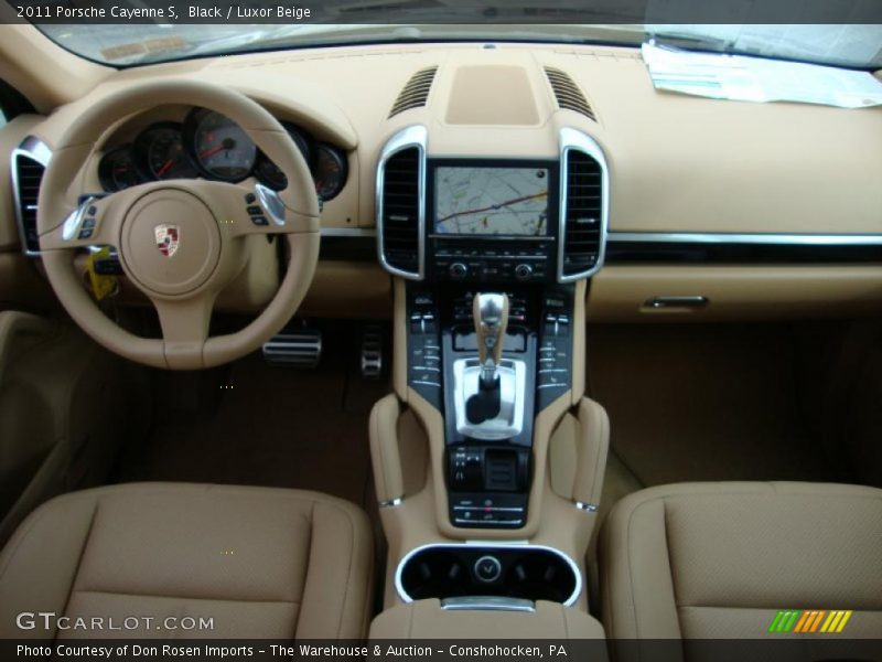 Black / Luxor Beige 2011 Porsche Cayenne S