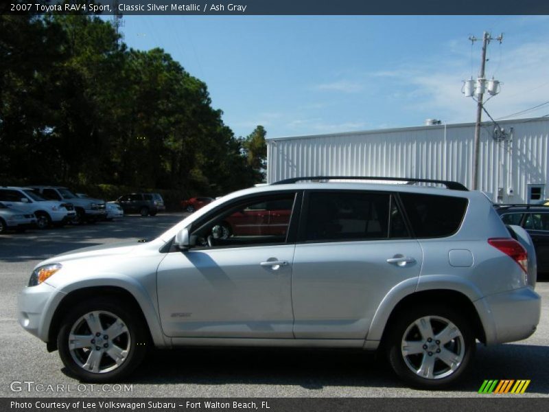Classic Silver Metallic / Ash Gray 2007 Toyota RAV4 Sport