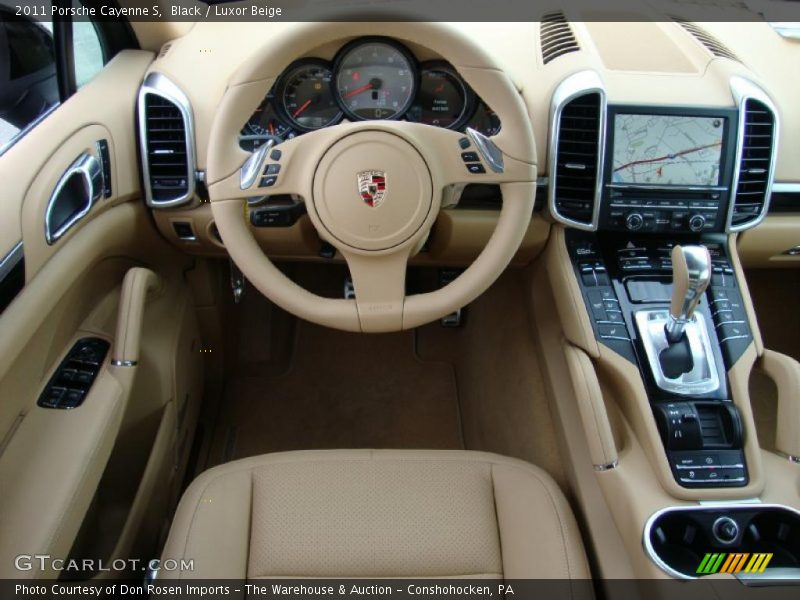 Black / Luxor Beige 2011 Porsche Cayenne S