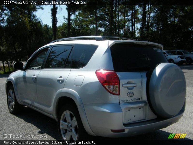 Classic Silver Metallic / Ash Gray 2007 Toyota RAV4 Sport
