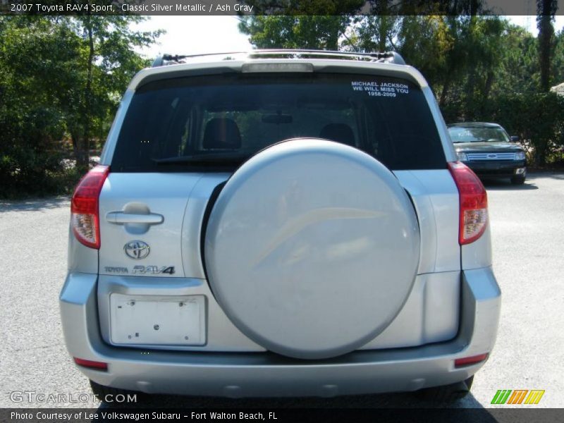 Classic Silver Metallic / Ash Gray 2007 Toyota RAV4 Sport