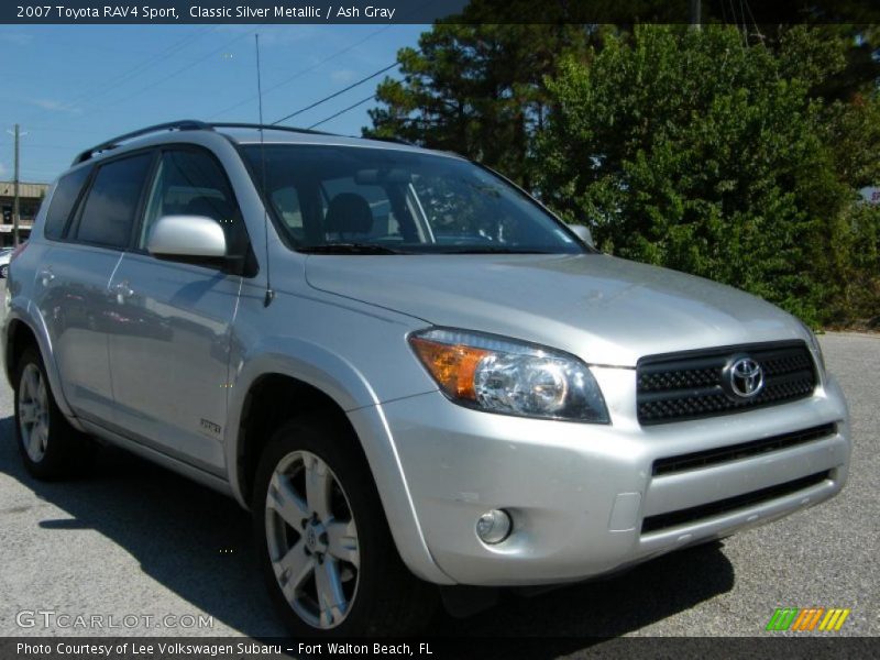 Classic Silver Metallic / Ash Gray 2007 Toyota RAV4 Sport