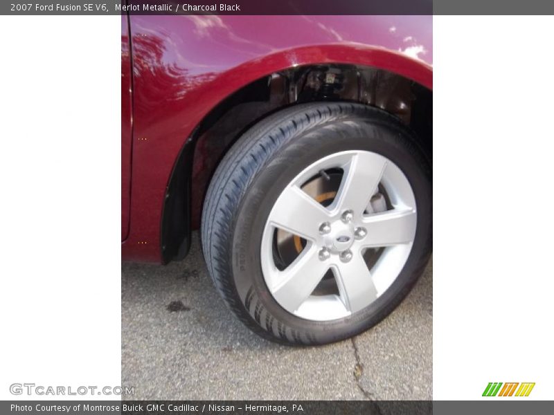 Merlot Metallic / Charcoal Black 2007 Ford Fusion SE V6