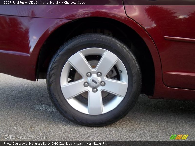 Merlot Metallic / Charcoal Black 2007 Ford Fusion SE V6