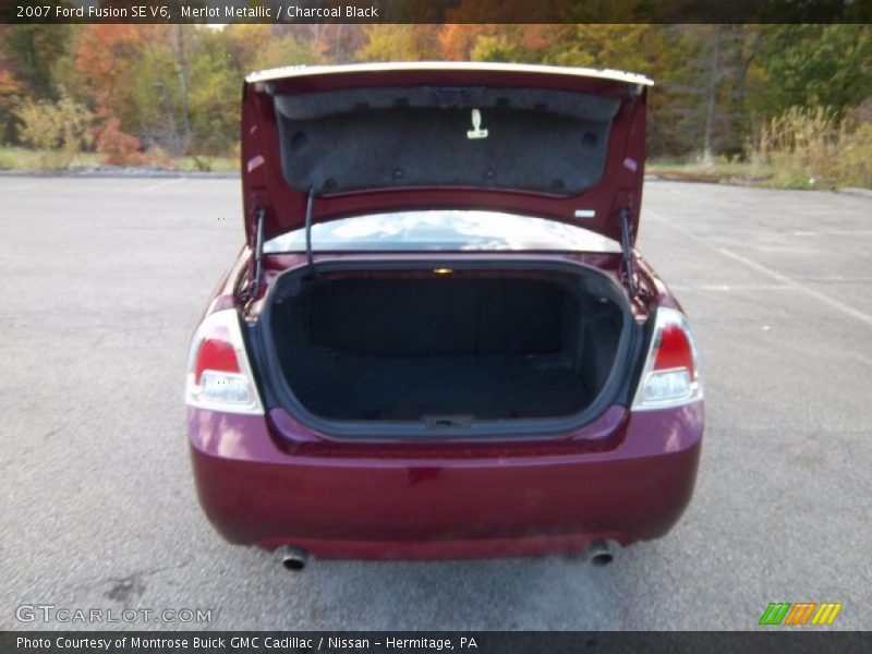 Merlot Metallic / Charcoal Black 2007 Ford Fusion SE V6