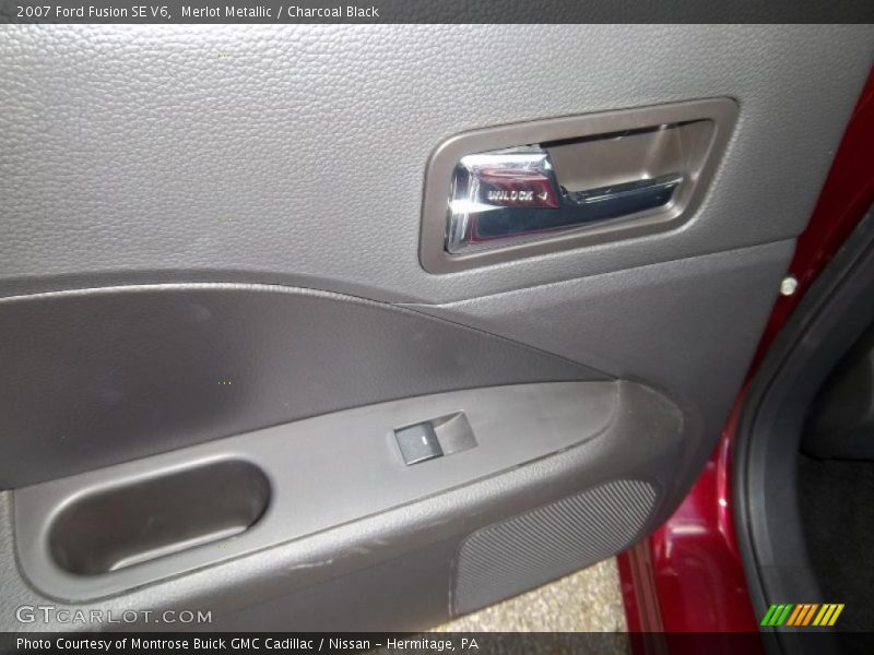 Merlot Metallic / Charcoal Black 2007 Ford Fusion SE V6