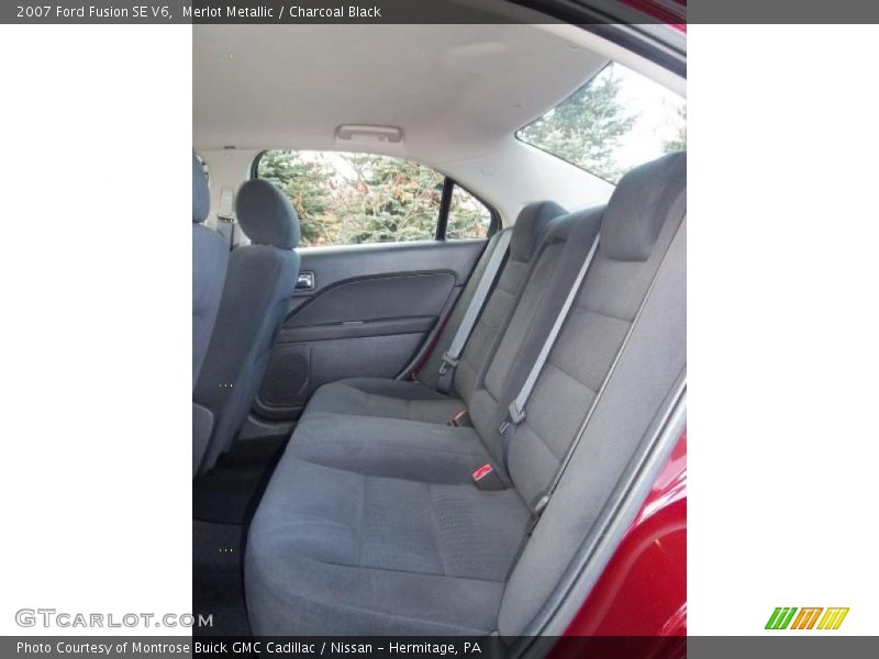 Merlot Metallic / Charcoal Black 2007 Ford Fusion SE V6