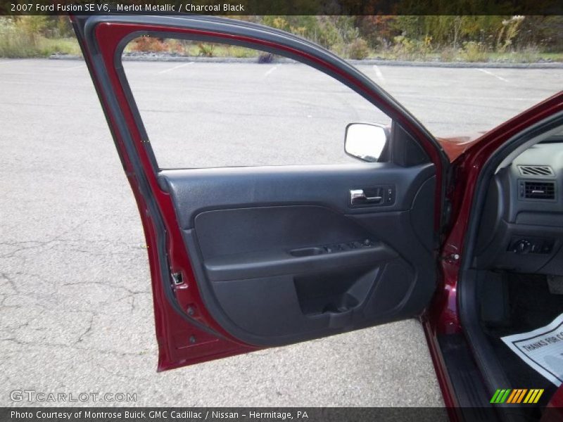 Merlot Metallic / Charcoal Black 2007 Ford Fusion SE V6