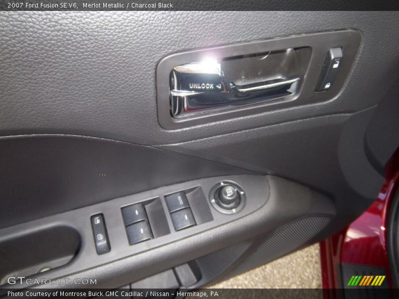 Merlot Metallic / Charcoal Black 2007 Ford Fusion SE V6