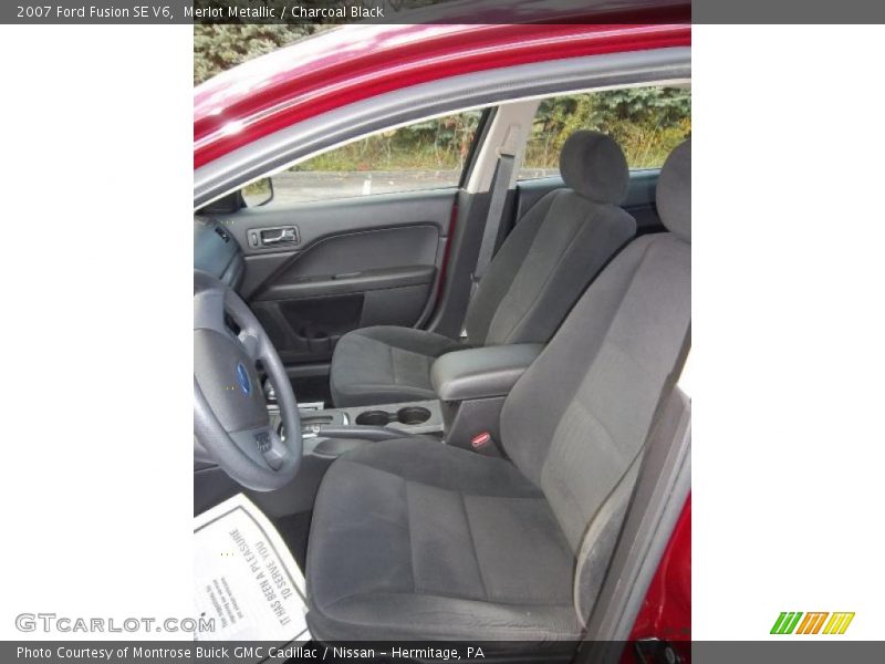 Merlot Metallic / Charcoal Black 2007 Ford Fusion SE V6