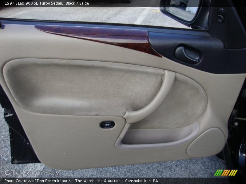 Black / Beige 1997 Saab 900 SE Turbo Sedan