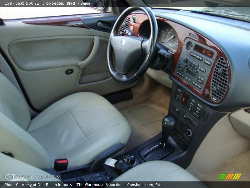 Beige Interior - 1997 900 SE Turbo Sedan 