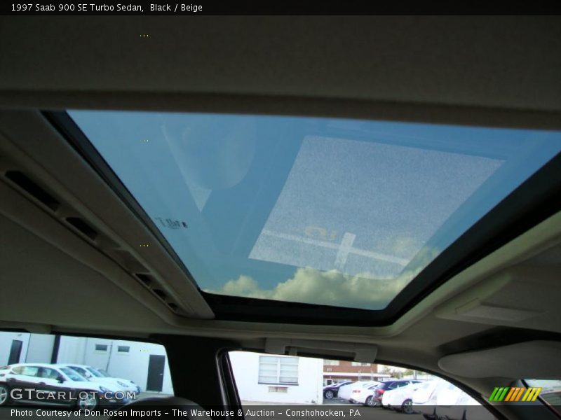 Black / Beige 1997 Saab 900 SE Turbo Sedan