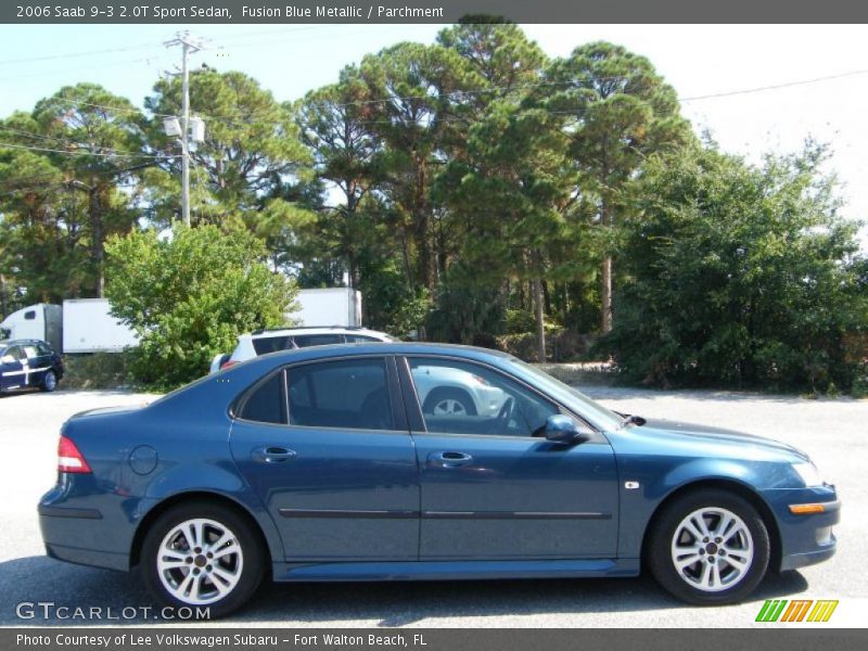 Fusion Blue Metallic / Parchment 2006 Saab 9-3 2.0T Sport Sedan