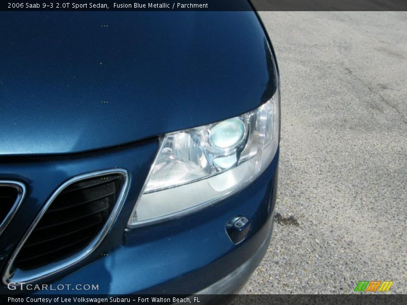 Fusion Blue Metallic / Parchment 2006 Saab 9-3 2.0T Sport Sedan