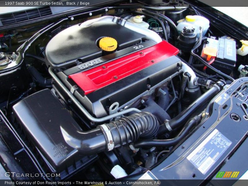  1997 900 SE Turbo Sedan Engine - 2.0 Liter Turbocharged DOHC 16-Valve 4 Cylinder