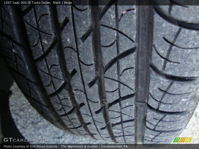Black / Beige 1997 Saab 900 SE Turbo Sedan