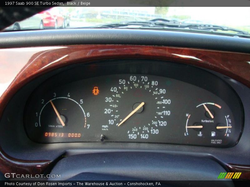  1997 900 SE Turbo Sedan SE Turbo Sedan Gauges
