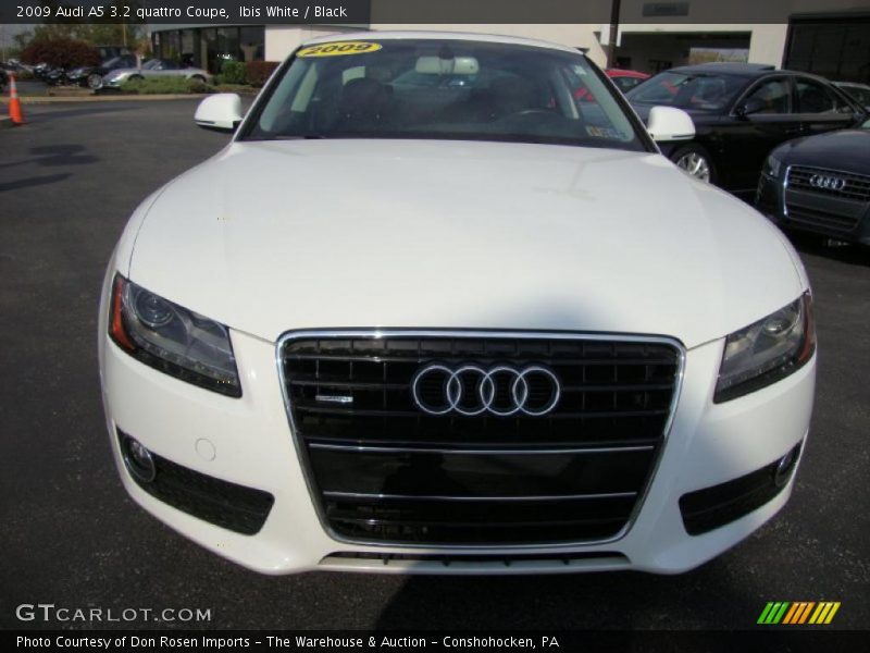 Ibis White / Black 2009 Audi A5 3.2 quattro Coupe