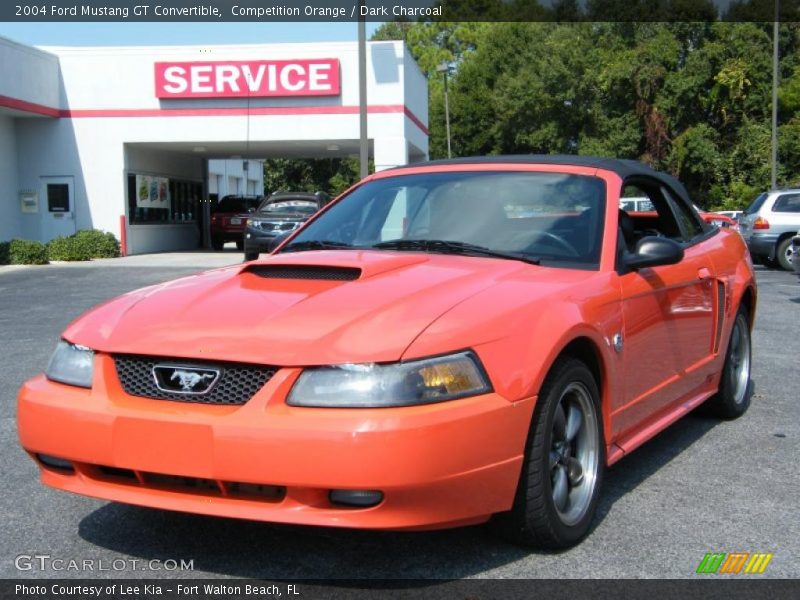 Front 3/4 View of 2004 Mustang GT Convertible