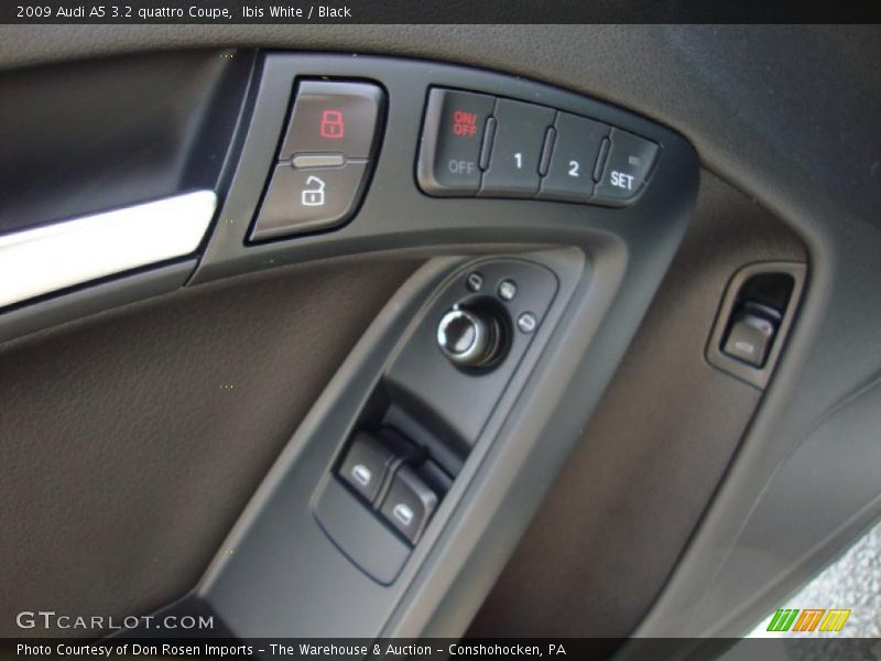 Ibis White / Black 2009 Audi A5 3.2 quattro Coupe
