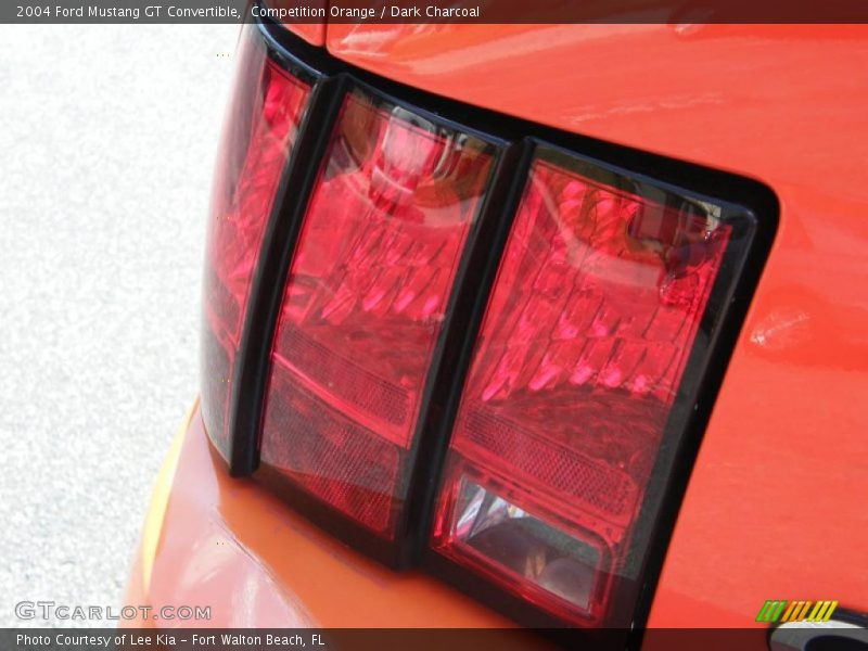 Competition Orange / Dark Charcoal 2004 Ford Mustang GT Convertible