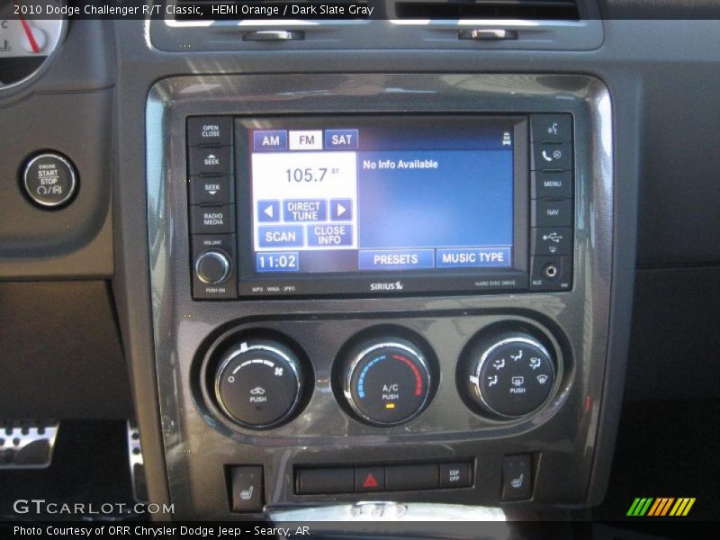 HEMI Orange / Dark Slate Gray 2010 Dodge Challenger R/T Classic