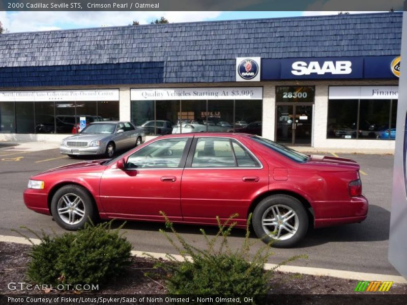 Crimson Pearl / Oatmeal 2000 Cadillac Seville STS