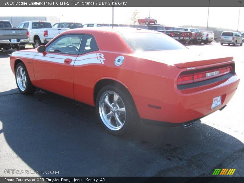 HEMI Orange / Dark Slate Gray 2010 Dodge Challenger R/T Classic