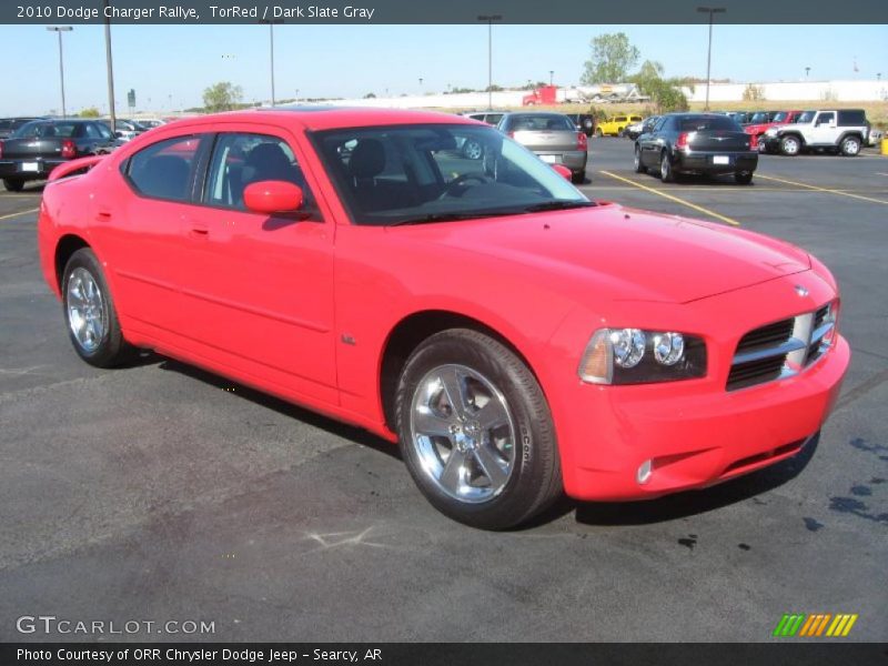TorRed / Dark Slate Gray 2010 Dodge Charger Rallye