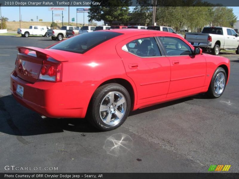 TorRed / Dark Slate Gray 2010 Dodge Charger Rallye