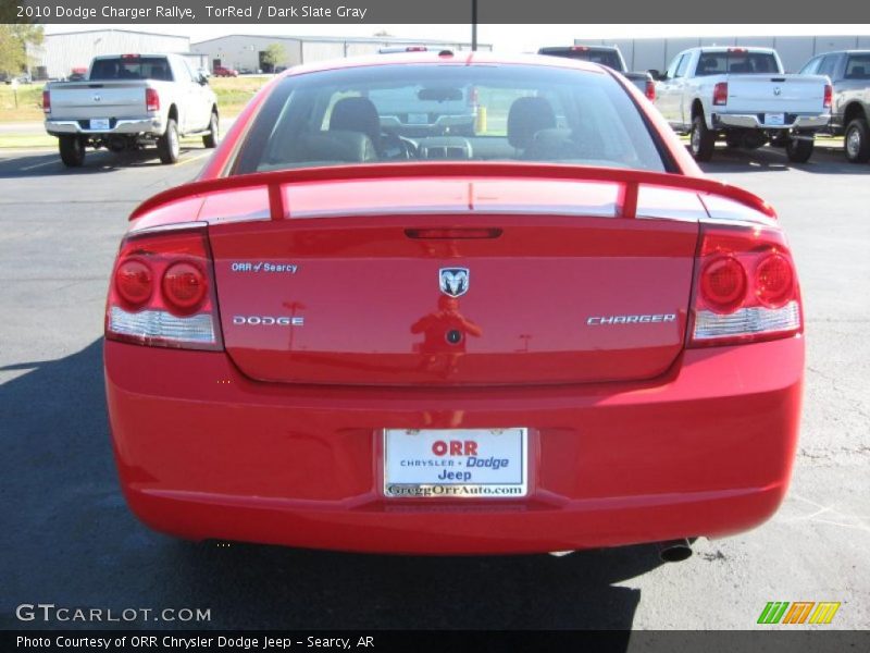 TorRed / Dark Slate Gray 2010 Dodge Charger Rallye