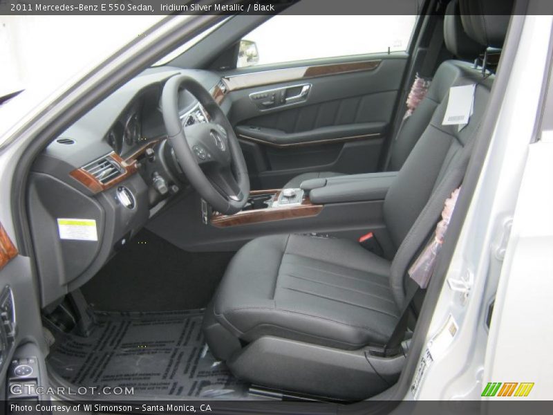 Black Interior - 2011 E 550 Sedan 