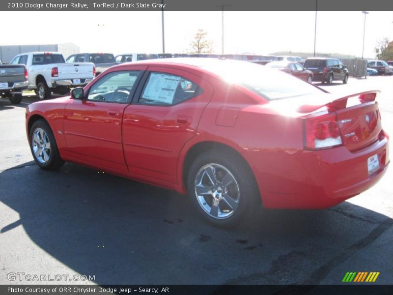 TorRed / Dark Slate Gray 2010 Dodge Charger Rallye
