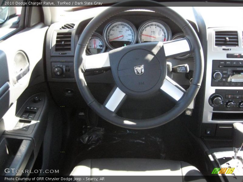 TorRed / Dark Slate Gray 2010 Dodge Charger Rallye
