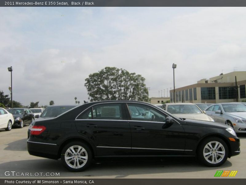 Black / Black 2011 Mercedes-Benz E 350 Sedan