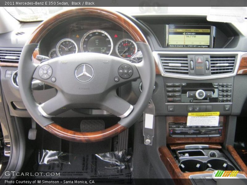 Dashboard of 2011 E 350 Sedan