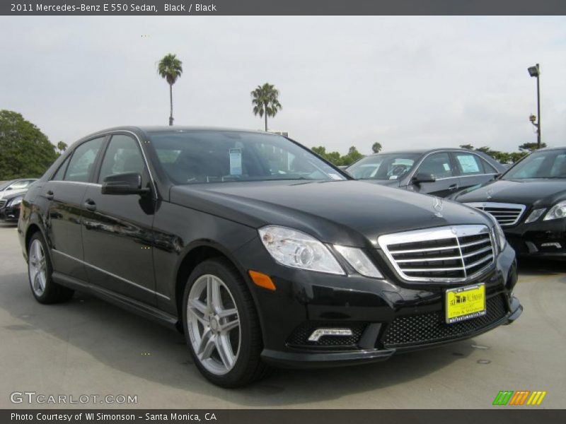  2011 E 550 Sedan Black