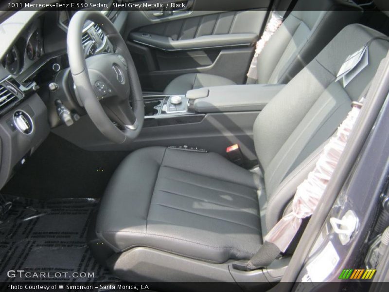 Black Interior - 2011 E 550 Sedan 