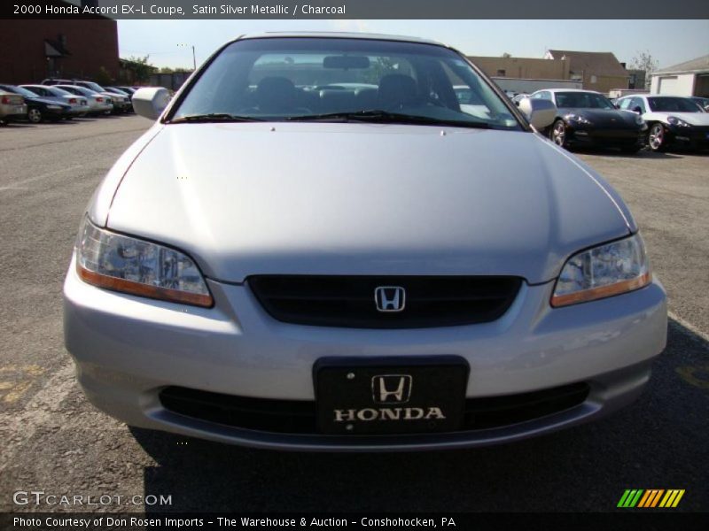 Satin Silver Metallic / Charcoal 2000 Honda Accord EX-L Coupe