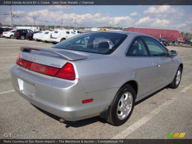 Satin Silver Metallic / Charcoal 2000 Honda Accord EX-L Coupe