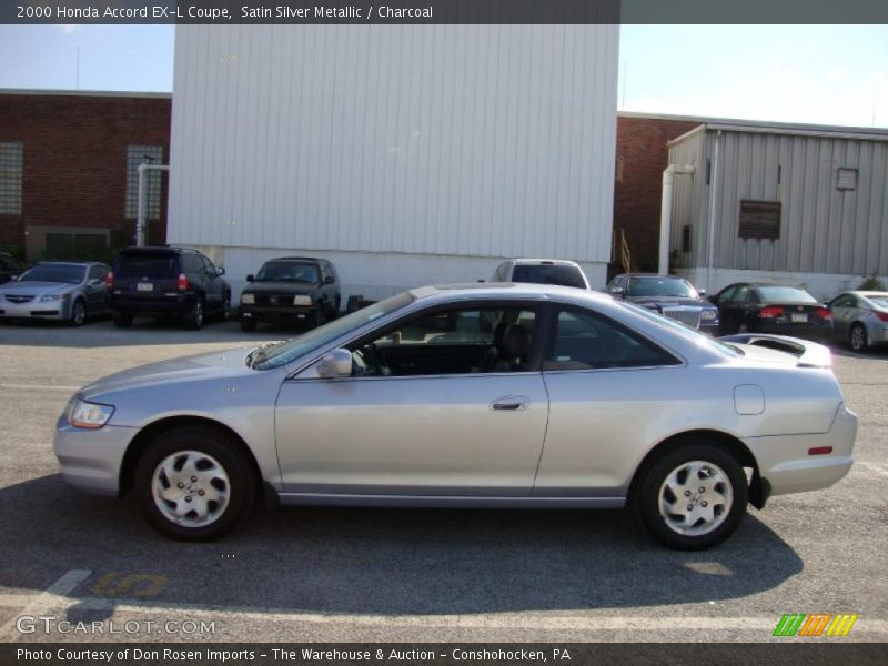 Satin Silver Metallic / Charcoal 2000 Honda Accord EX-L Coupe
