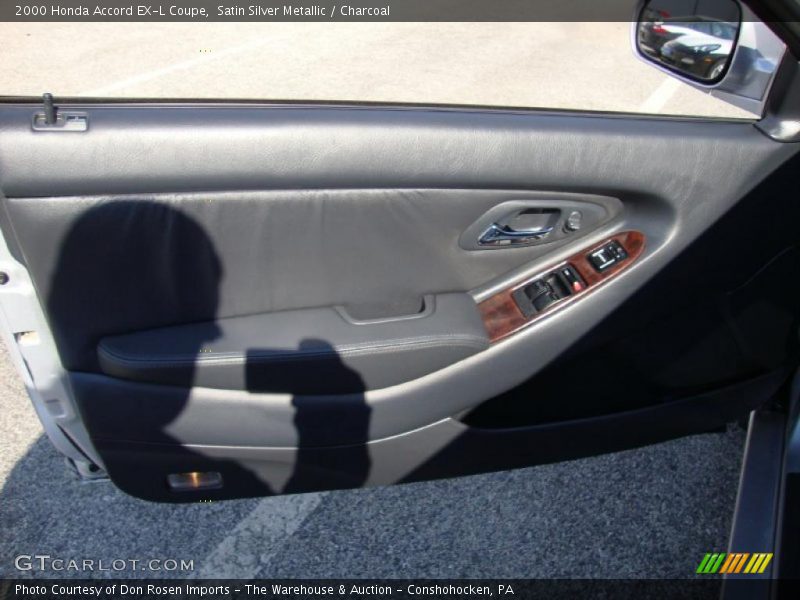 Satin Silver Metallic / Charcoal 2000 Honda Accord EX-L Coupe