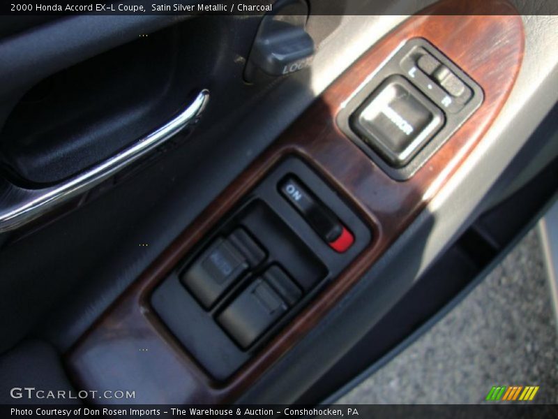 Satin Silver Metallic / Charcoal 2000 Honda Accord EX-L Coupe